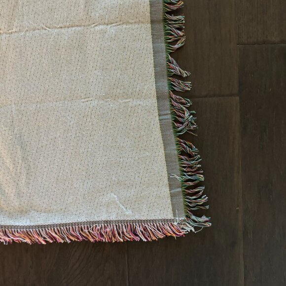 Elevated Faith MADE NEW THROW BLANKET 50 x 70 Jacquard Woven Tassel - Picture 7 of 9
